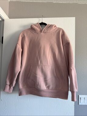 Trendy Queen oversized  Dusty Pink Hoodie Sweater